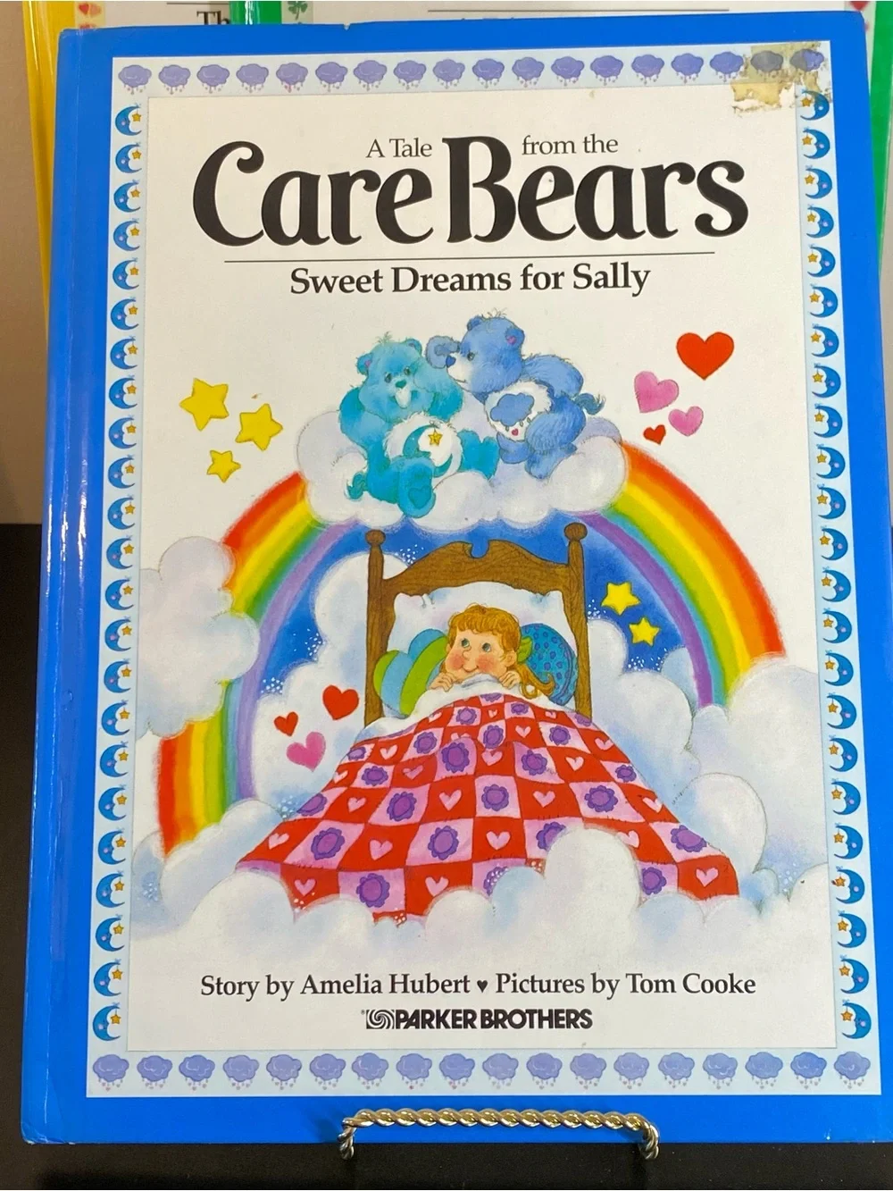 Vintage Care Bears Book Lot 1983 Parker Brothers Hardcovers & Christmas Surprise